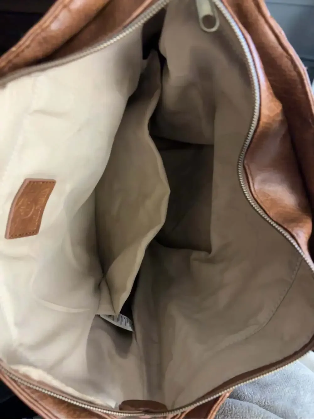 Marley Lilly Monogrammed Commuter Faux Leather Backpack